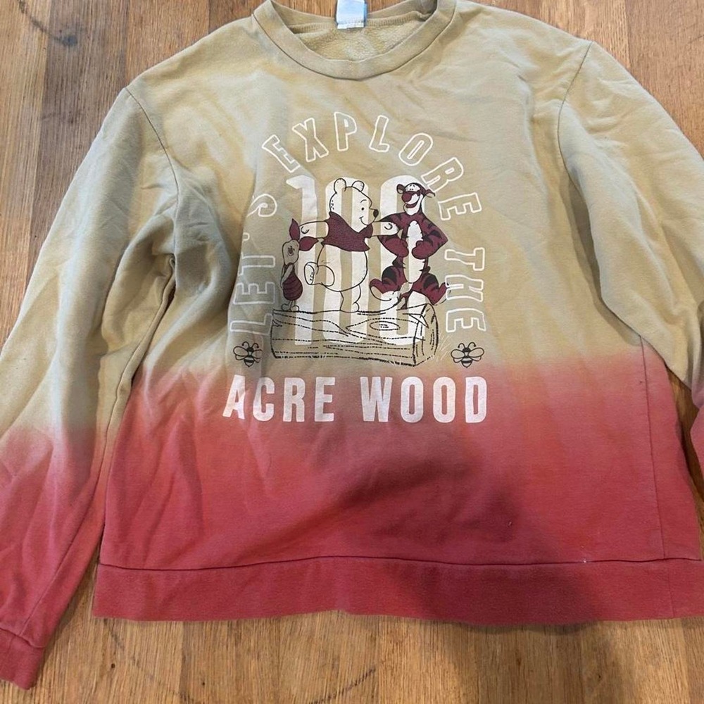 Disney Acre Wood cream sweatshirt Size S